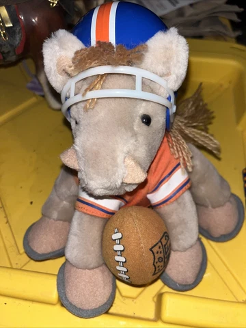 Vintage Denver Broncos NFL Huddles Mascot Horse 1983 Plush Cover