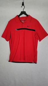 Camisa Polo Nike Dri Fit Swoosh Logo Rosa Rojo Para Hombre Talla Grande - Imagen 1 de 11