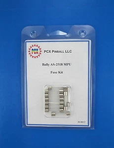 1983 Bally/Midway Centaur II Pinball Machine Fuse Kit - Bally AS-2518 (10 fuses) - Picture 1 of 2