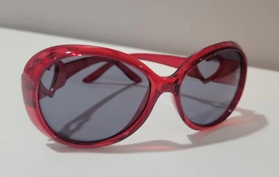 Óculos de sol Gymboree vermelho dia dos namorados idades 4+ em excelente estado usado - Imagem 1 de 4