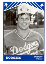 1983 Vero Beach Dodgers TCMA #2 Tom Duffy Bethel Connecticut CT Baseball Card