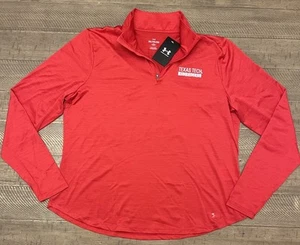 NWT - Women’s Under Armour Texas Tech University Raiders 1/4 Zip Pullover Sz XXL - Picture 1 of 10