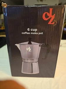 CLZ LIUCHUI Moka Caffettiera 6 Tazze Espresso | Caffettiera Classica Italiana da Piano Cottura NUOVA - Foto 1 di 6