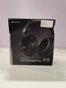 Monoprice Modern Retro Over Ear Wired Headphones Black 16150 - Bild 1 von 2
