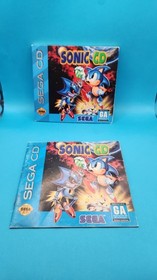 sonic cd sega cd not for resale cib Very Good Condition Tested Works