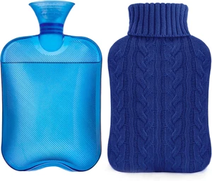 Bolsa de Agua Caliente con Funda Tejida 2L para Dolores y Compresas - Imagen 1 de 12