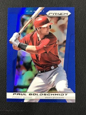 Panini Prizm #19 2013 Paul Goldschmidt Prizms azul Arizona Diamondbacks Foto 1 de 2