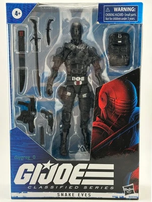 G.I. Figura de acción Joe Classified Series #02 Snake Eyes 6" - Nueva en caja Foto 1 de 4