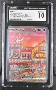 Pokemon Karte CGC 10 Mew ex Promo SVP053 151 Ultra Premium Sammlung - Bild 1 von 2