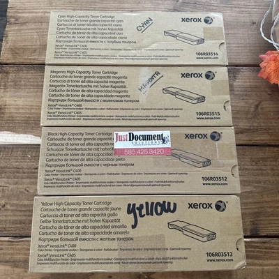 GENUINO XEROX VERSALINK C405 HC 106r03512 106R03513 106R03514 106R03515 6600 OEM Foto 1 de 2