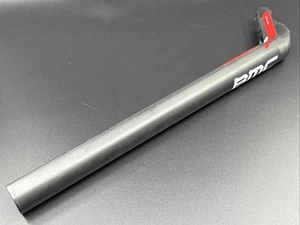 NO CLAMP! BMC TeamMachine SLR01 D-Shaped Carbon Post 30mm Offset 390mm Length - Picture 1 of 11