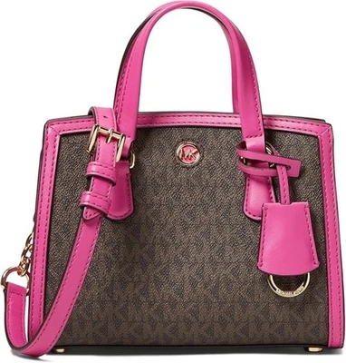 Nuevo Michael Kors Mujer Chantal Cuero X-Pequeño Bolso Mensajero Variedad Colores Foto 1 de 2