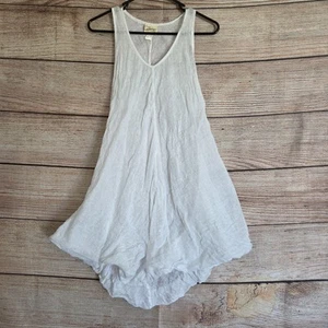 Zephyr Lounge Wear Linen Dress / Coverup ~ One Size Women's - Picture 1 of 9