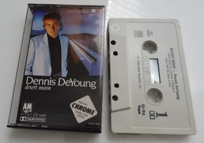DENNIS DEYOUNG DESERT MOON CASSETTE TAPE STYX  - Image 1 of 3