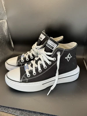 Nuevo con etiquetas En Caja Damas Sketchers Negro Top Alto Modelo Cordova 7.5 Espuma con Memoria Foto 1 de 4