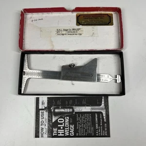 G.A.L. GAGE Co. “HI-LO” Pipe Fit-Up & Welding Gauge Stainless Steel USA - Picture 1 of 10