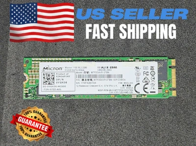 Micron 512GB 1100 M.2 2280 SATA SSD Internal Solid State Drive 6Gbs High-Speed - Image 1 of 4