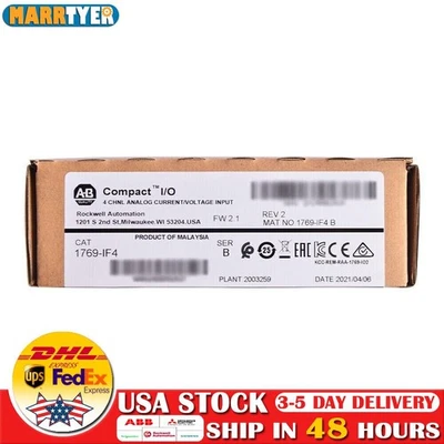 New Sealed AB 1769-IF4 CompactLogix 4CH Analog Input Module 1769IF4 1PCS - Image 1 of 4