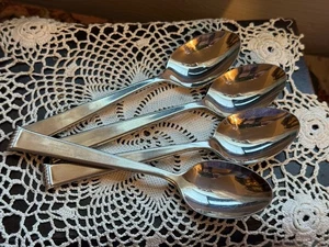 Reed & Barton CLASSIC BRAID Stainless Teaspoons 6 3/8" Set of 4 - Picture 1 of 9