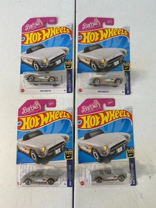 4 LOTS 2024 Barbie 3/10 Hot Wheels 1956 Corvette Grey Ken's Car 29/250 NEU - Bild 1 von 7