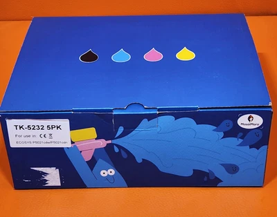 Generic TK-5232 Toner Cartridges 2 Black 1 Cyan 1 Magenta 1 Yellow For Kyocera - Image 1 of 4