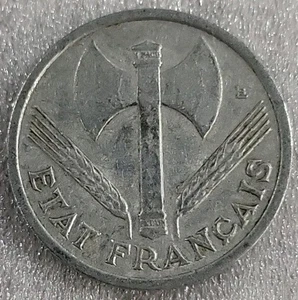 1943 France 1 Franc Coin *D191 - Picture 1 of 3