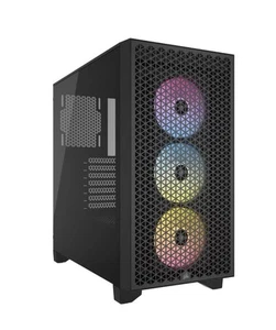 Corsair 3000D Rgb Airflow Mid Tower Case Black - Picture 1 of 7
