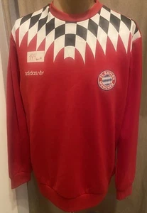 FC Bayern München Adidas Retro Sample/Muster Sweatshirt/Pullover 94/95 Gr.M Neu - Bild 1 von 10