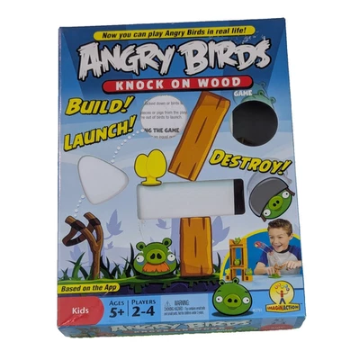 Mattel Games Angry Birds Knock on Wood  W2793 Board Game Used Complete Excellent - Image 1 of 4