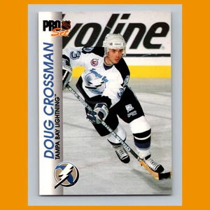 Doug Crossman #180 1992-93 Pro Set Tampa Bay Lightning Hockey Card NHL - Picture 1 of 3