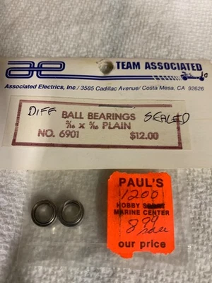 Vintage Team Associated RC10 Ball Bearings 3/16 “x5/16” RC Cars & Trucks  NOS - Image 1 of 4