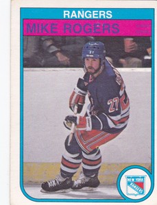 82/83 OPC...MIKE ROGERS...CARD # 232...RANGERS...FREE COMBINED SHIPPING