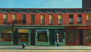 Early Sunday Morning di Edward Hopper 100% dipinto ad olio fatto a mano riproduzione EH009 - Foto 1 di 1