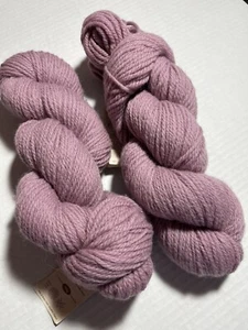 New 2 Skeins Of Magpie 💯 Wool Yarn 100 Gram Weight Made In England.  Lilac... - Picture 1 of 3