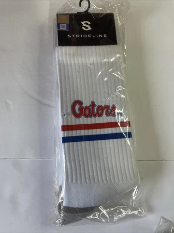 Florida Gators Strideline Premium Crew Sock - White Cover