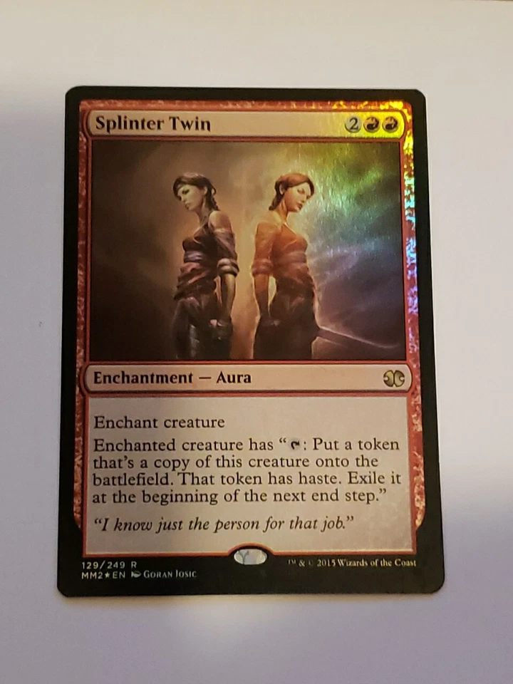 1x Splinter Twin, FOIL,  Modern Masters 2015, NM, MTG x1 - Image 1 of 1