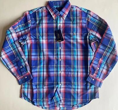 $138 NWT Mens Polo Ralph Lauren Classic Fit Performance Wicking Oxford Shirt - Image 1 of 3