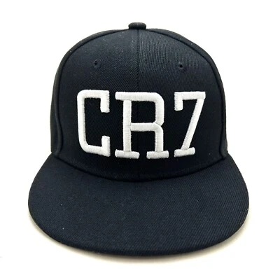 CR7儿童可调节平沿帽罗纳尔多足球帽刺绣标志儿童 — 第 1/3 张图片