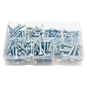 150Pcs Assorted Box of Setscrews Metric M5 M6 M8 & M10 BZP Set Screws - Picture 1 of 1