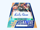 Ricky Pierce 2018 Panini Donruss Optic Signature Series Blue Prizm Refr.Auto#/25