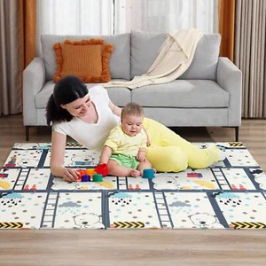 Baby Vivo Alfombra Infantíl Juego para Niños de Arrastre Foam Bebé Doble Cara - Imagen 1 de 12