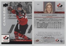 2017 Upper Deck Team Canada Juniors Black /5 Sarah Potomak #21