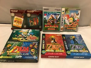 lot LEGEND OF ZELDA LINK'S AWAKENING MINISH CAP FOUR SWORDS TRIFORCE Nintendo GB - Picture 1 of 12
