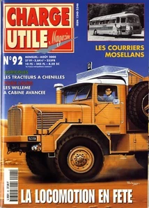 Nutzlast Nr. 92 08/2000 WILLEME mit fortgeschrittener Kabine Raupentraktoren - Bild 1 von 1