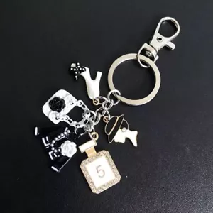 Portachiavi Borsa a mano Peluche Ciondoli Borsa Lusso CC Gioielli Accessori Moda Regalo - Foto 1 di 15