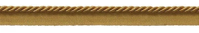 DÉCOPRO (TM) DÉCOPRO Twisted Rope Cord with Lip, Color# C4B - Antique Gold [Sold By The Yard]
