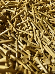 Premium 2 3/4" Wooden Golf Tees - Picture 1 of 1