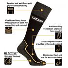 JCB Pro Tech Welly Mens Work Socks 1 Pair Heavy Duty Wellington Khaki/Black 9-12