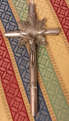 STATO PONTIFICIO Crocifisso In Argento Massicciò  XIX Sec. - Immagine 1 di 4