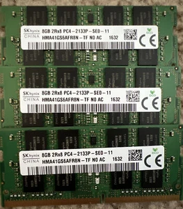 SK Hynix HMA41GS6AFR8N-TF 24GB (3x8GB) PC4-2133P Laptop Memory Ram 2Rx8 - Picture 1 of 2